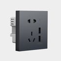 Розумна розетка Xiaomi Aqara H1 Smart Socket USB Zigbee 3.0 (QBCZ15LM) Grey  опис