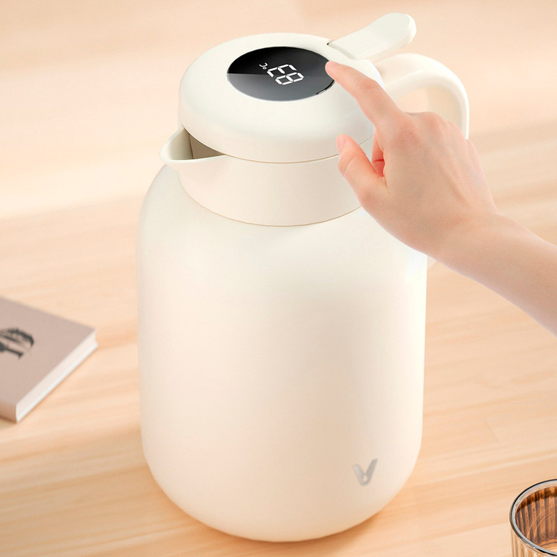 Термос с экраном Xiaomi Viomi Thermos Pot 1.5L (VBTEA01) White  отзывы