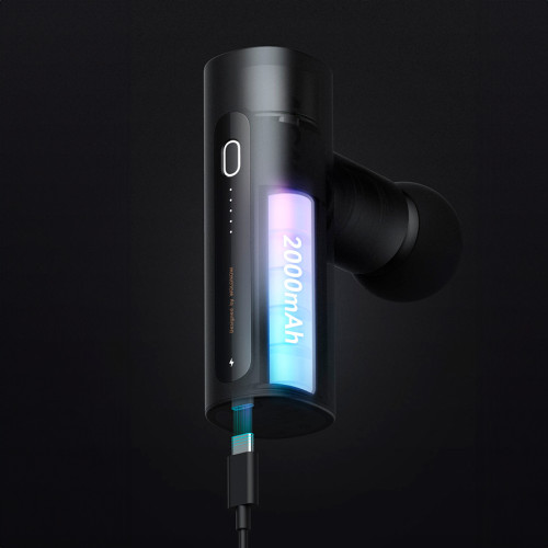 Ударний масажер для тіла Xiaomi WOLONOW Massage Gun Lite (FGMN-R-35) Black  характеристики