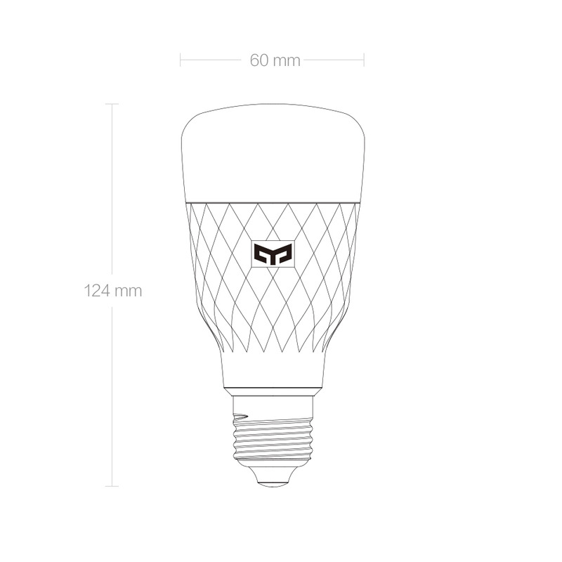 Розумна лампа Xiaomi Yeelight Smart LED 1S Color RGB (YLDP13YL)  опис