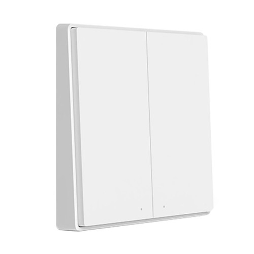 Розумний вимикач (двоклавішний) Xiaomi Aqara D1 (WXKG07LM) White