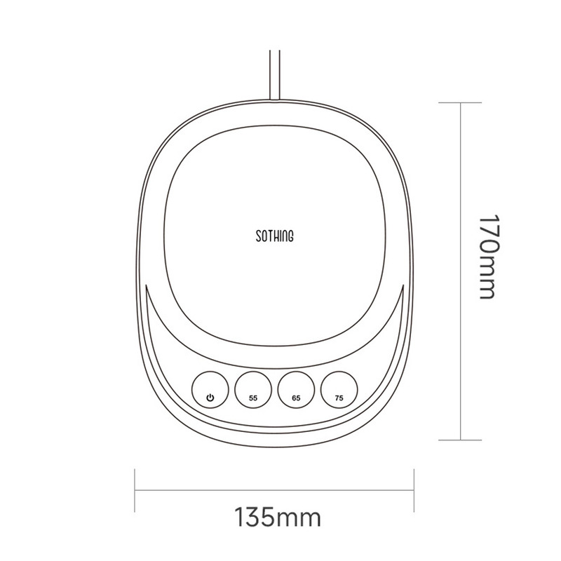 Підставка для підігріву чашок Xiaomi Sothing Dual Power (DSHJ-S-2206A)  в Україні