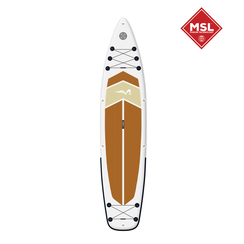 Надувная SUP доска AERO 2.0 Luxury Yacht Board 12.6" (380x82x15см) Brown  описание