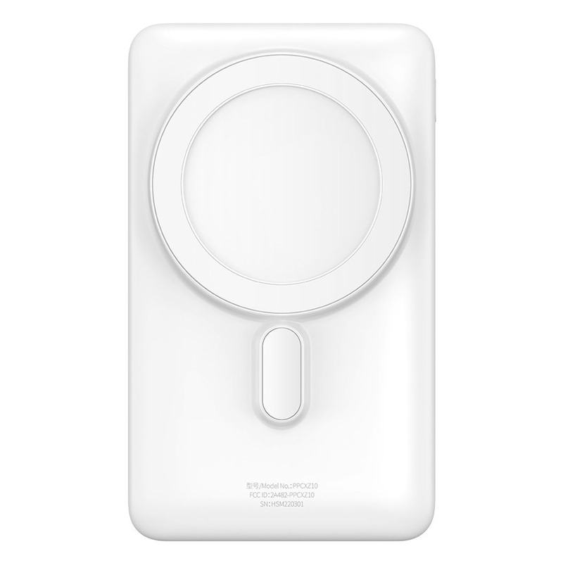 Зовнішній MagSafe акумулятор Baseus Power Bank 10000mAh 20W (PPCX000002) White  опис