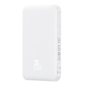 Внешний MagSafe аккумулятор Baseus Power Bank 5000mAh 20W (PPCXM05) White цена