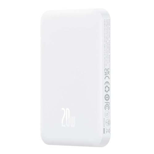 Внешний MagSafe аккумулятор Baseus Power Bank 5000mAh 20W (PPCXM05) White
