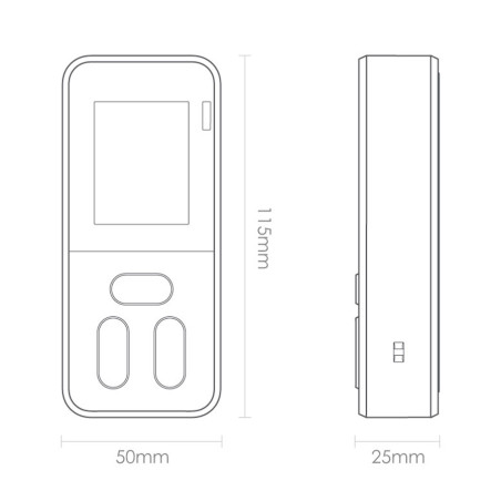 Лазерний далекомір Xiaomi HOTO Laser Measure ECO K-50  в Україні