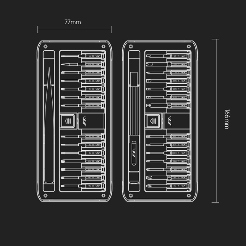 Отвертка с битами Xiaomi JIMI Home Screwdriver Set 31 в 1 (JM-GNT30) Уценка  купить