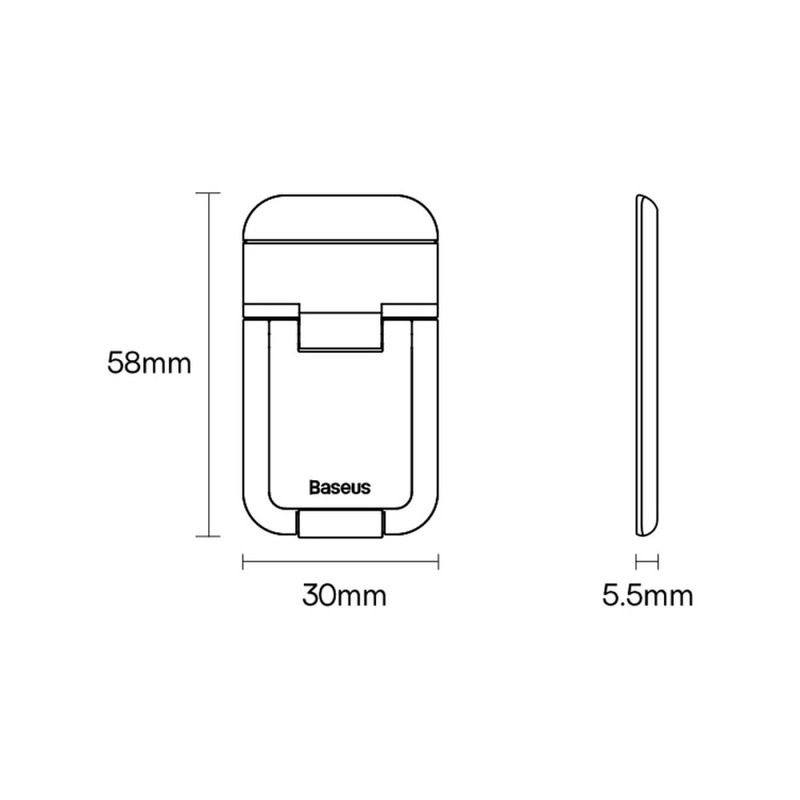 Подставка для ноутбука Baseus Slim Laptop Kickstand (BS-HN001) Grey  интерент магазин