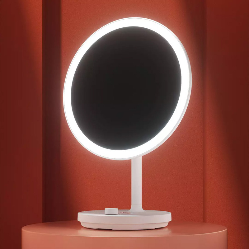 Зеркало для макияжа с LED подсветкой Xiaomi Jordan-Judy 10" (NV535) Pink  описание