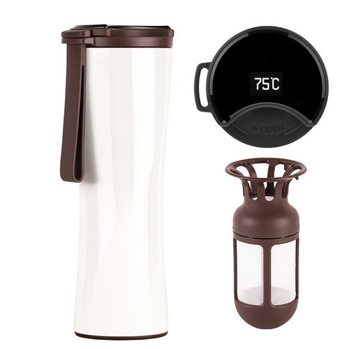 Термокружка Xiaomi Kiss Kiss Fish MOKA Smart Coffee Tumbler 430ml White ціна