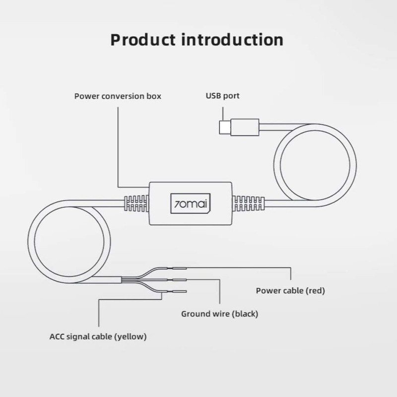 Кабель режиму паркування Xiaomi 70Mai Hardware Kit (Midrive UP03)  відгуки