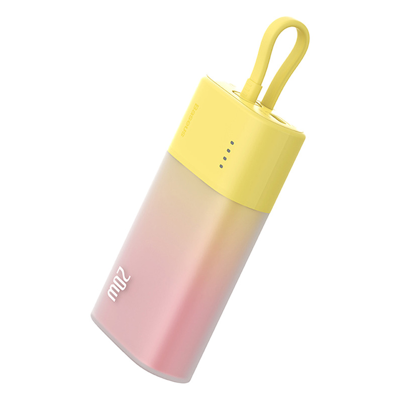 Внешний аккумулятор Baseus Power Bank 5200mAh 20W Lightning (P10055600Y12-00) Yellow цена