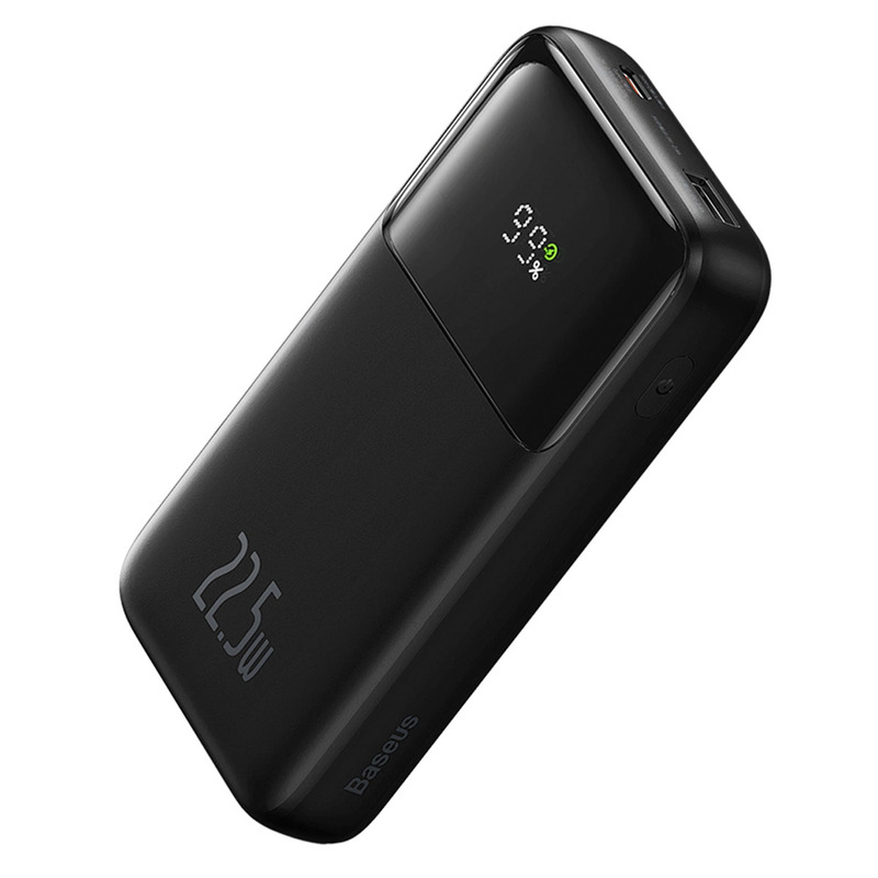 Зовнішній акумулятор Baseus Power Bank Comet Series Dual-Cable 10000mAh 22.5W (PPMD020001) Black  відгуки