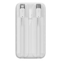 Внешний аккумулятор Baseus Power Bank Comet Series Dual-Cable 10000mAh 22.5W (PPMD020002) White  описание