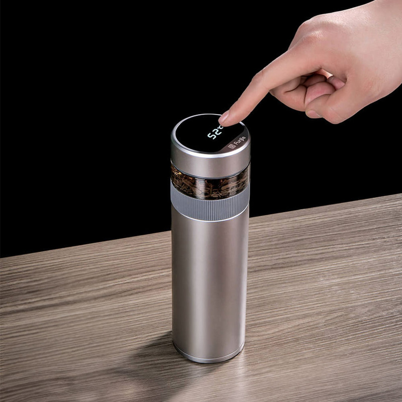 Заварювальний термос із титану Xiaomi Fun Home Funjia Titanium Smart Cup 520ml (FJ-TA003)  відгуки