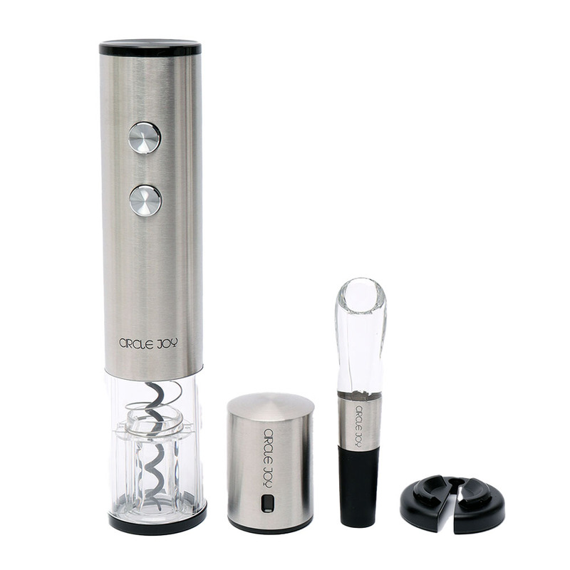 Винний набір Xiaomi Circle Joy Electric Red Wine Opener Set 4 in 1 (CJ-TZ02)  опис