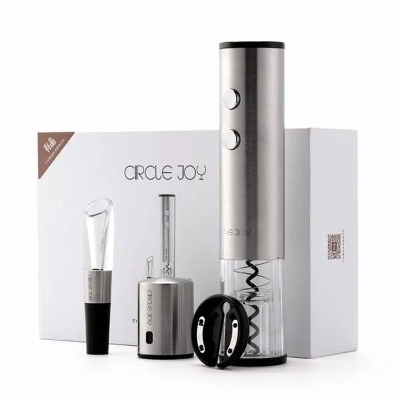 Винний набір Xiaomi Circle Joy Electric Red Wine Opener Set 4 in 1 (CJ-TZ02)  відгуки