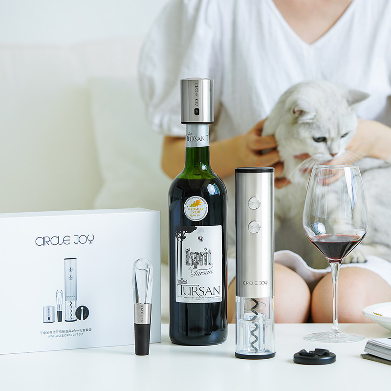Винний набір Xiaomi Circle Joy Electric Red Wine Opener Set 4 in 1 (CJ-TZ02)  характеристики