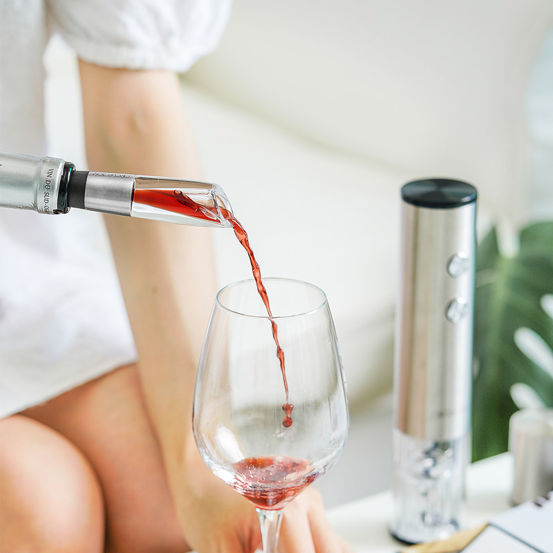 Винний набір Xiaomi Circle Joy Electric Red Wine Opener Set 4 in 1 (CJ-TZ02)  магазин