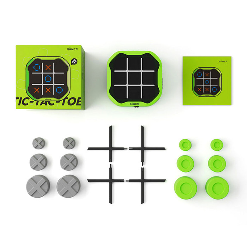 Інтерактивна гра хрестики-нуліки Xiaomi GiiKER Tic-Tac-Toe Bolt (JKJZQ001) Green фото 2 Інтерактивна гра хрестики-нуліки Xiaomi GiiKER Tic-Tac-Toe Bolt (JKJZQ001) Green опис
