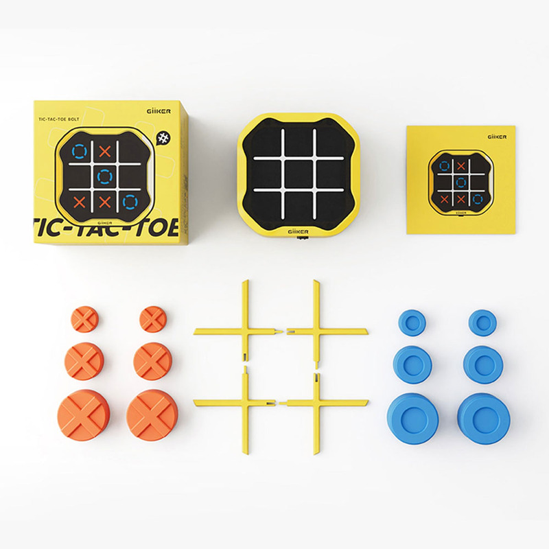 Інтерактивна гра хрестики-нуліки Xiaomi GiiKER Tic-Tac-Toe Bolt (JKJZQ001) Yellow  опис