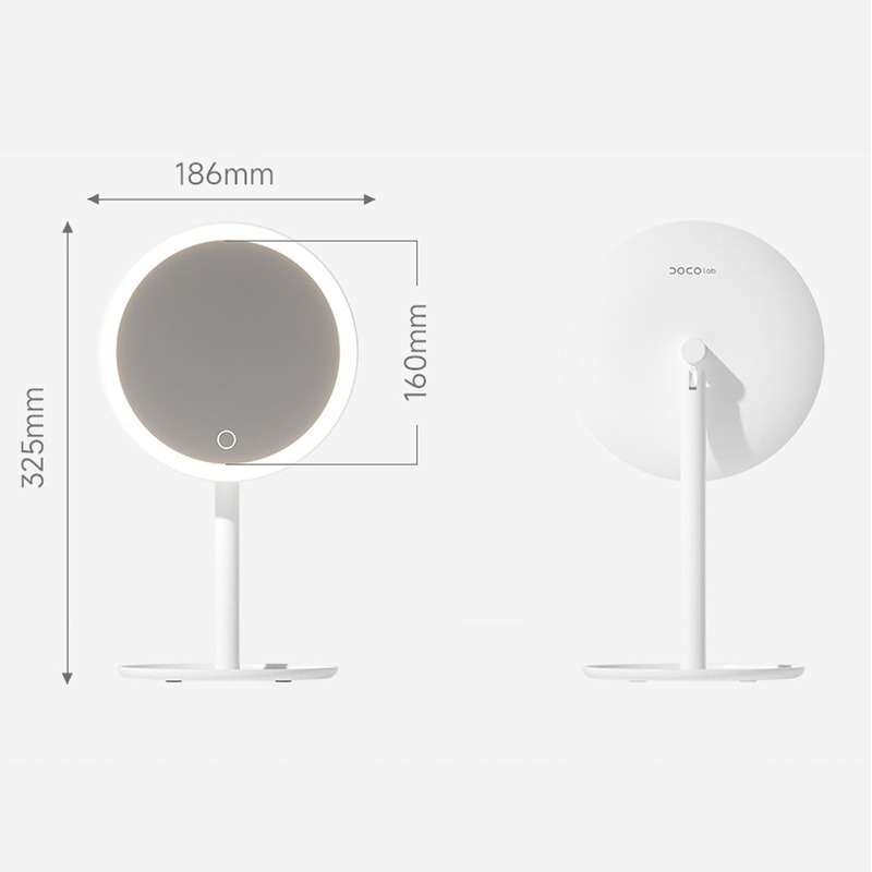 Зеркало для макияжа с LED подсветкой Xiaomi DOCO DayLight Mirror (XM001)  купить с доставкой