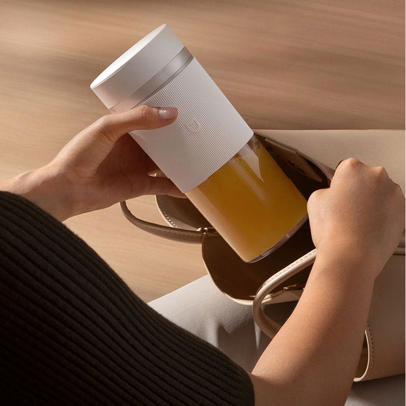 Фітнес-блендер Xiaomi MiJia Portable Juicer Cup 2 (MJZZB02PL) White  фото товару