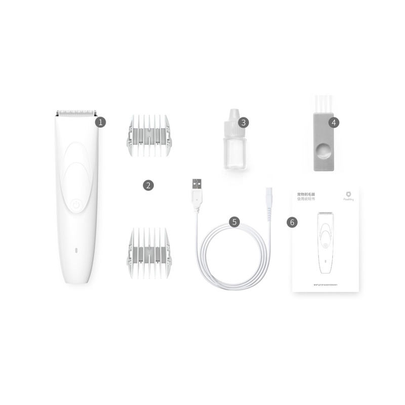 Машинка для стрижки тварин Xiaomi Pawbby Pet Shaver (MG-HC001) White  купити