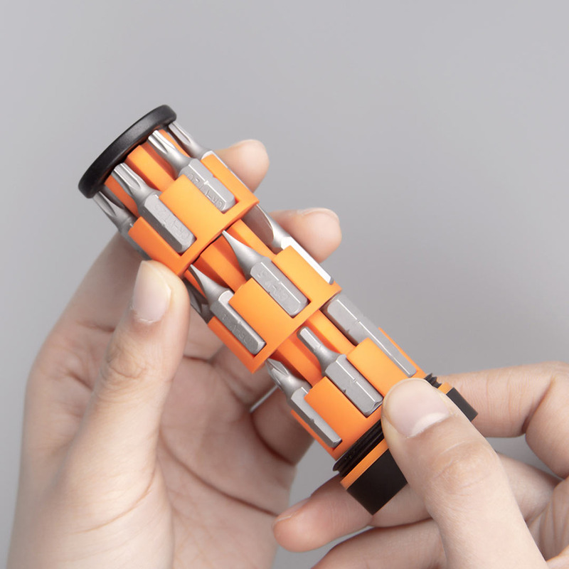 Викрутка Xiaomi Jiuxun Tools Screwdriver + біти 18 шт. (Q/NBJX001)  відгуки