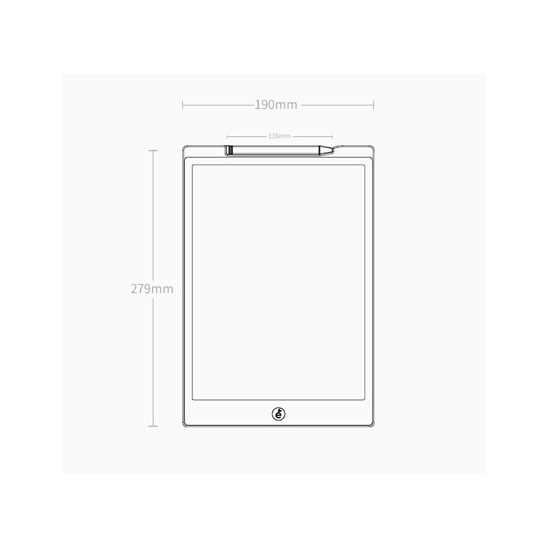 Дитячий планшет для малювання Xiaomi Wicue Board 12" LCD Multi color (WNB412) Red  опис