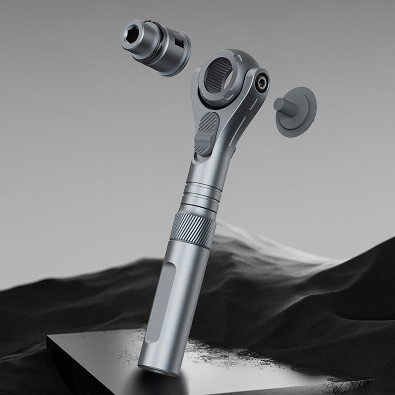 Поворотная отвертка трещотка с набором бит Xiaomi Duka ATuMan Ratchet Screwdriver RS2 (40в1)  в Украине