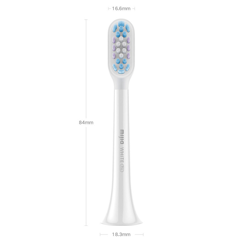 Насадка для зубной электрощетки Xiaomi MiJia T501/T501C 2 шт. (MBS307) White  в Украине