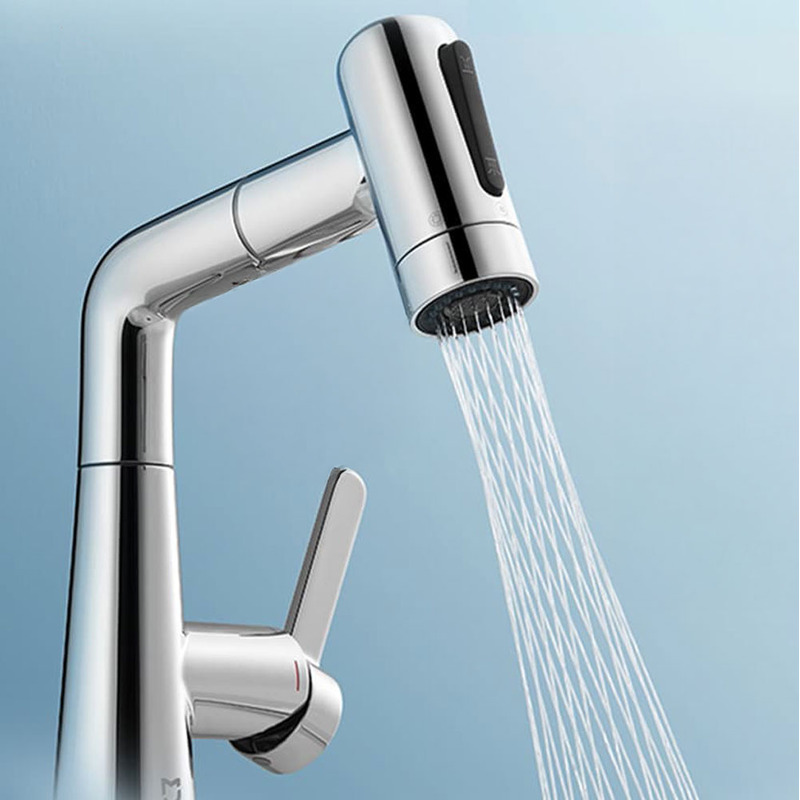 Выдвижной смеситель для раковины Xiaomi MiJia Pull-out Basin Faucet S1 (MJCLSMPLT01DB)  описание