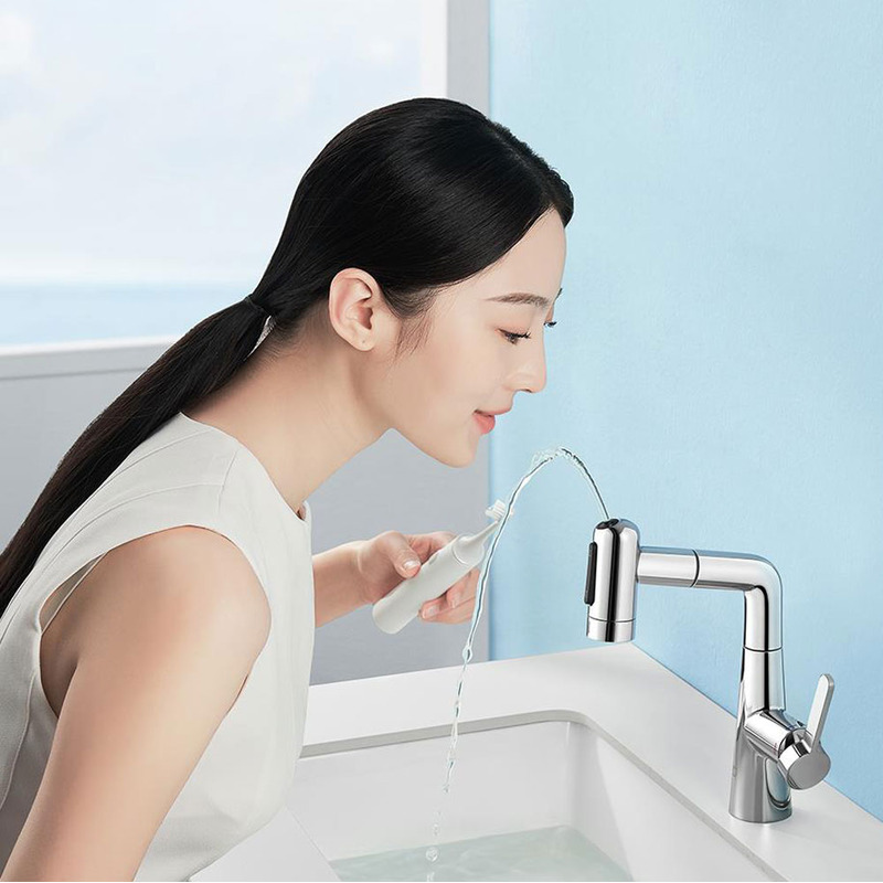 Выдвижной смеситель для раковины Xiaomi MiJia Pull-out Basin Faucet S1 (MJCLSMPLT01DB)  отзывы