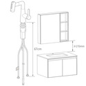 Выдвижной смеситель для раковины Xiaomi MiJia Pull-out Basin Faucet S1 (MJCLSMPLT01DB)  интерент магазин