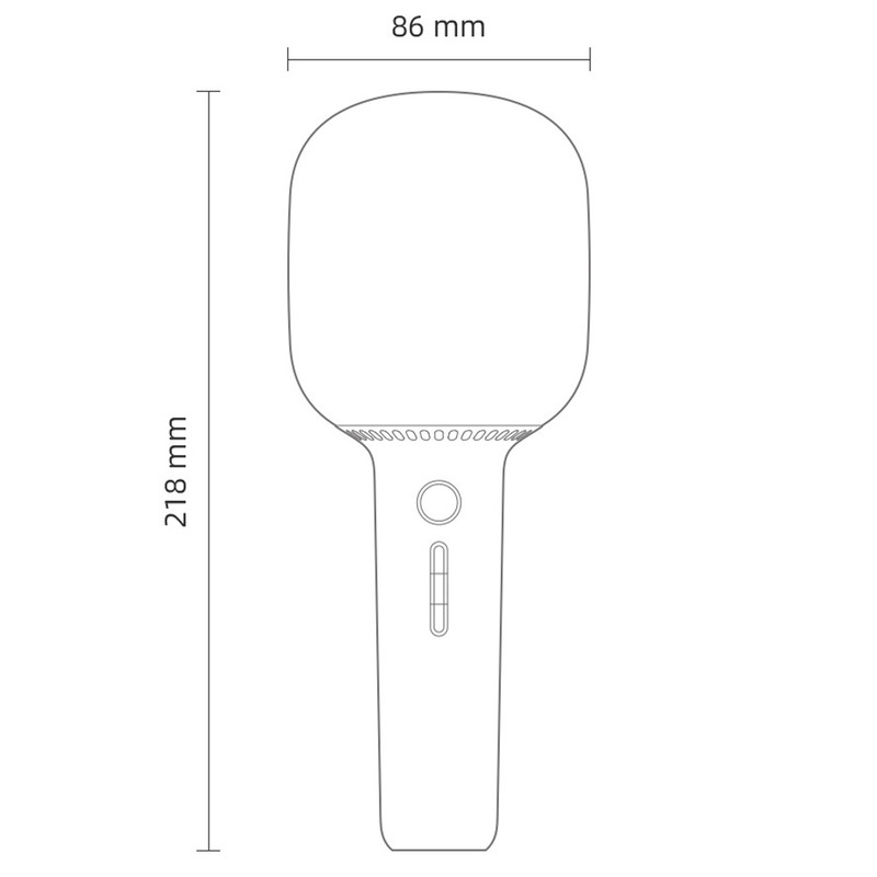 Караоке-микрофон Xiaomi Yhemi Karaoke Microphone 2 (YMMKF005) White  магазин