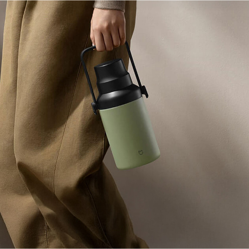 Термос Xiaomi MiJia Big Belly Thermos Cup 1L (MJDDB01PL) Green  фото товару
