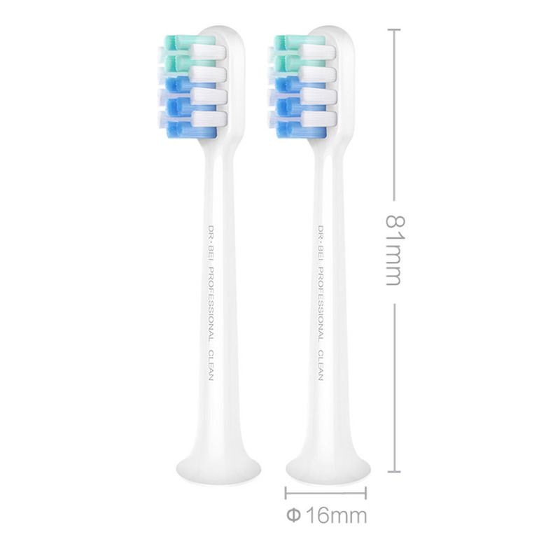 Насадка для зубної електрощітки Xiaomi Dr. Bei C1/S7 Professional Clean (PC01) 2 шт.  купити