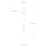 Насадка для зубної електрощітки Xiaomi MiJia T200/T200C Regular (MBS305) 3 шт.  в Україні