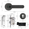 Розумний замок для міжкімнатних дверей Xiaomi Arkfish Smart Lock S5 Pro (Full Version)  опис