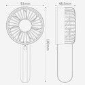 Портативный вентилятор Xiaomi Portable Handheld Fan (F03) Grey