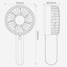 Портативный вентилятор Xiaomi Portable Handheld Fan (F03) Grey
