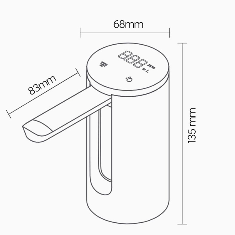 Автоматична помпа для води Xiaomi Xiaolang TDS Foldable Water Pump (XD-ZDSSQ01)