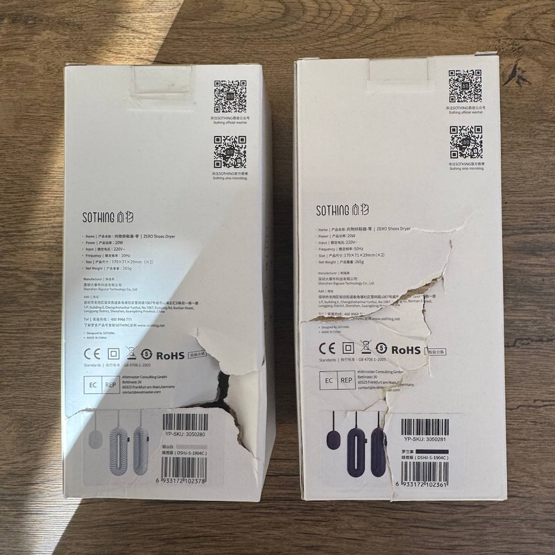 Сушилка для обуви с таймером Xiaomi Sothing ZERO Shoes Dryer (DSHJ-S-1904C) Purple (Уценка)  описание