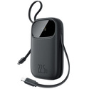 Зовнішній акумулятор Baseus Power Bank EnerFill FC31 Dual-Cable 10000mAh 22.5W (PPQD3-1022D) Black