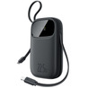 Зовнішній акумулятор Baseus Power Bank EnerFill FC31 Dual-Cable 10000mAh 22.5W (PPQD3-1022D) Black