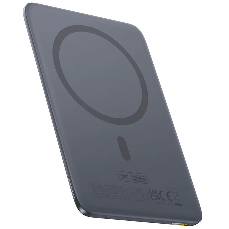 Зовнішній MagSafe акумулятор Baseus PicoGo AM41 Ultra-Slim Magnetic Power Bank 5000mAh 20W Grey