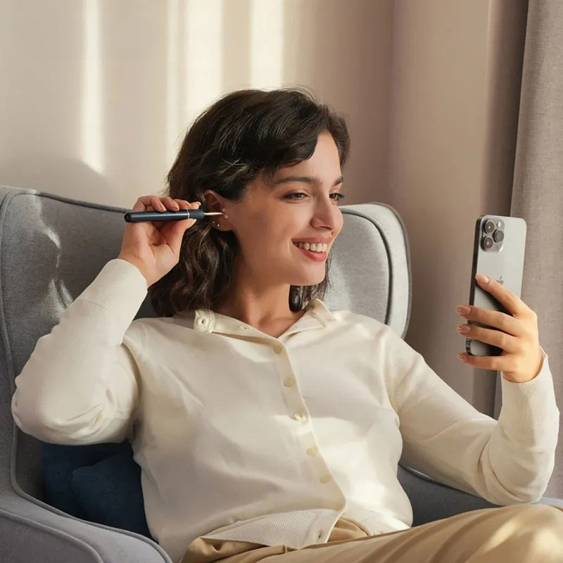 Прилад для видалення вушної сірки (отоскоп) Xiaomi Bebird Note 3 Pro White