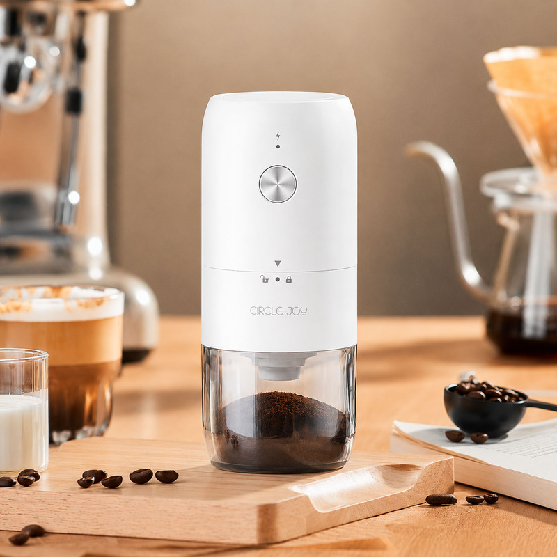 Кавомолка бездротова Xiaomi Circle Joy Electric Coffee Grinder (CJ-DMDJ05) White